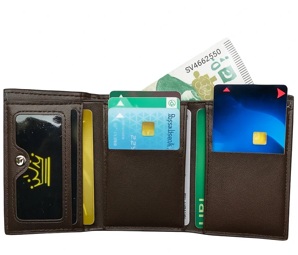 Mini Three-fold Men Wallet Card Holder Purse Coin Pouch Card Holder